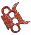 Dalton Red Satan's Knuckles Aluminum Duster