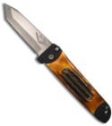 Dalton Mohawk Automatic Tanto Knife w/ Stag Scales (Satin PLN)