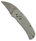 DKD Shark Tooth Automatic Knife (Silver)