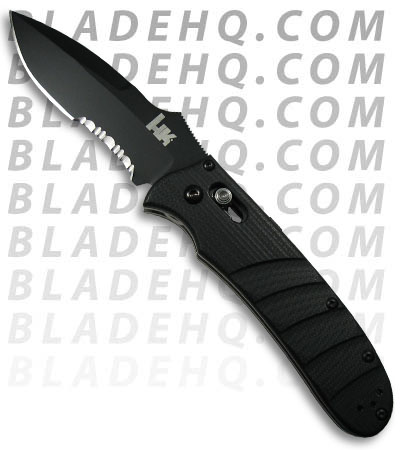 H&K Automatic Axis Lock Knife G-10 (Black SER) 14905SBT *Prototype