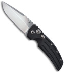 Hogue Knives EX01 Knife Black Aluminum Handle Drop Point (3.5" Tumble Plain)