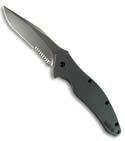 Kershaw Shallot 1840ST Modified Drop Point (Partially Serrated)