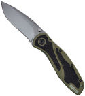 Kershaw Olive Drab Blur Spring Assisted Knife (Stone Wash PLN) 1670OD
