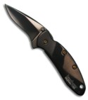 1600BG Kershaw Chive Gold Black Knife (Boron Carbide)