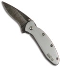 Kershaw Damascus Scallion Knife (Silver) 1620DAM