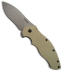Kershaw Tyrade Composite Spring Assist Knife Tan G-10 (Stone Wash PLN) 1850TAN