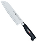 JA Henckels Four Star II Twin 7" Santoku Kitchen Knife Hollow Edge 30087-183