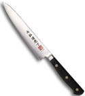 Al Mar Chef Series 6" Utility Kitchen Knife w/ Black Pakawood Handle AM-C6