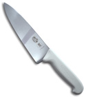 Victorinox Cutlery 8" Chef's Kitchen Knife w/ White Fibrox Handle