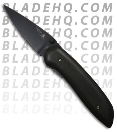 Lone Wolf Diablo Manual Knife Green Micarta Handle (Black PLN)
