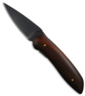 Lone Wolf Diablo D/A Marble Ironwood Knife (Black Blade) LD23770