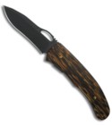Lone Wolf Knives D/A Lobo Automatic Palmwood (Black PLN)