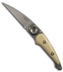 Lone Wolf Knives Paul Perfecto Ivory Micarta Folder LM14100