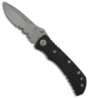 Lone Wolf Knives Harsey T1 Tactical Manual Knife Black G-10 (SER) 17400