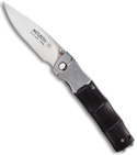 Mcusta Knife w/ Bamboo Wood Handle Seki Japan (Satin PLN) MC-146
