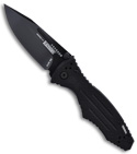 BlackHawk! Hornet II Manual Folding Knife (Black PLN) 15H201BK