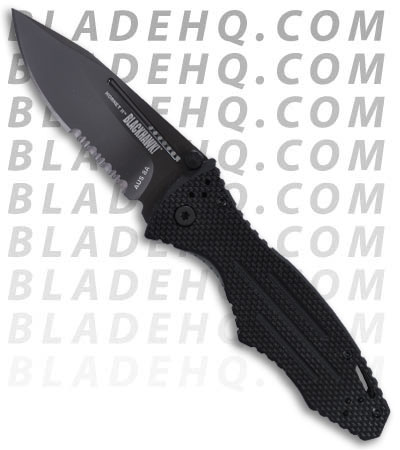 BlackHawk! Hornet II Manual Folding Knife (Black SER) 15H211BK