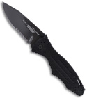 BlackHawk! Hornet II Manual Folding Knife (Black SER) 15H211BK