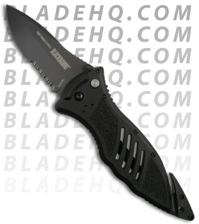 BlackHawk! CQD Mark I Type E Spear Point Folding Knife (3.75" Serr) 15M111BK