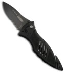 BlackHawk! CQD Mark I Type E Spear Point Folding Knife (3.75" Serr) 15M111BK