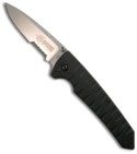 BHB30 Blackhawk! Blades Spring Assist Knife (Satin / SER)
