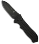 MOD BlackHawk Automatic Point Man Tactical Knife (Black PLN) 55-7