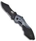 Smith & Wesson Blue MAGIC Spring Assist Clip Point Knife (Black SER) SWMP5LBS