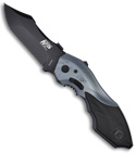 Smith & Wesson Blue MAGIC Spring Assist Clip Point Knife (Black PLN) SWMP5LB