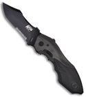 Smith & Wesson Grey MAGIC Spring Assist Clip Point Knife (Black SER) SWMP5LS