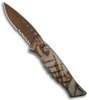 Piranha Desert Camo Amazon Automatic Knife (SER)