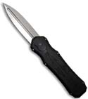 Piranha BLACK Excalibur Double Action OTF Knife Dagger Blade (Mirror PLN)
