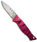 Hot Pink Piranha Amazon Automatic Knife (Mirror PLN)
