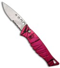 Hot Pink Piranha Amazon Automatic Knife (Mirror SER)