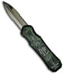Piranha Green Excalibur Double Action OTF Knife (Mirror SER)
