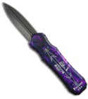 Piranha PLUM Excalibur Double Action OTF Knife (Black / PLN)