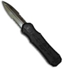 Piranha Black Excalibur Double Action OTF Knife (Silver SER)