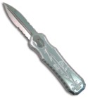 Piranha Silver Excalibur Double Action OTF Knife (SER)