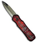 Piranha Red Excalibur Double Action OTF Knife (PLN)