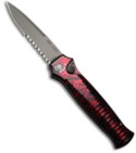 Red Piranha Mini Bodyguard Automatic Knife (SER)