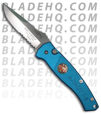 Randall King Swift Striker II Blue Auto Knife (Satin SER)