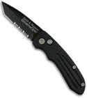 Smith & Wesson Automatic Knife Mini Extreme Ops Black Tanto (2.5" Serr) SW40BTS
