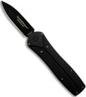 Smith & Wesson Power Glide OTF Manual Knife w/ Sheath (Black PLN) SWPGB