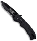 Schrade Professionals 1st Response Spring Assist Knife (Black SER) SCH911DBS