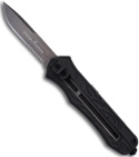 Schrade Assisted Opening OTF Knife (Black / Drop SER) SCHOTF2DBS