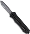 Schrade Assisted Opening OTF Knife (Black / Tanto SER) SCHOTF2TBS