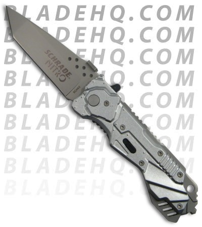 Schrade Nitro MAGIC Spring Assist Tanto Knife (Silver PLN) SCHA2