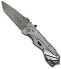 Schrade Nitro MAGIC Spring Assist Tanto Knife (Silver PLN) SCHA2