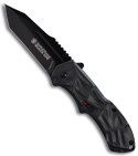 Smith & Wesson Black Ops SWBLOP3T Gray Spring Assist Tanto Knife (3.35" Plain)