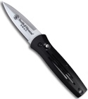 Smith & Wesson USA Made Automatic Knife (Satin PLN) SW1500