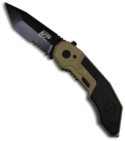 Smith & Wesson Desert MAGIC Spring Assist Tanto Knife (Black SER) SWMP3BSD